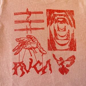 RVCA Abstract Cropped Graphic Tee